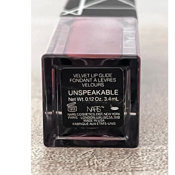 NARS Velvet Lip Glide Liquid Lipstick 2719 UNSPEAKABLE - .12 oz Travel Size - Picture 5 of 5